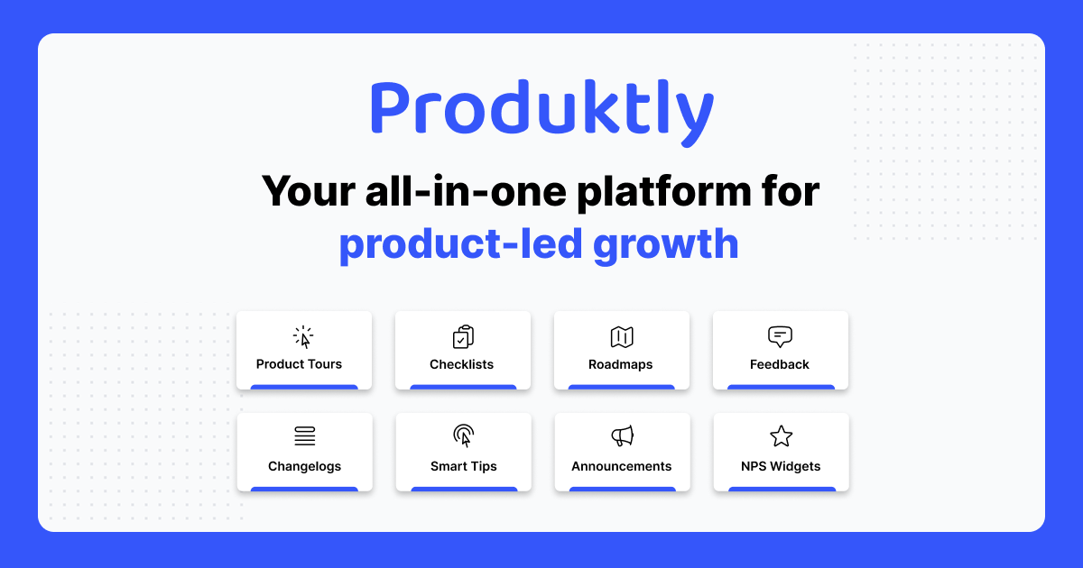 Produktly - your all-in-one platform for product-led growth